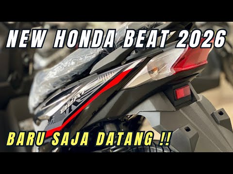 BARU DATANG ‼️HONDA BEAT 2026 TIPE PALING MURAH CBS BLACK 🔥🔥