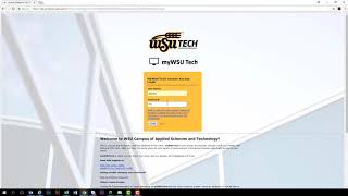 Access Blackboard Learn via myWSUtech