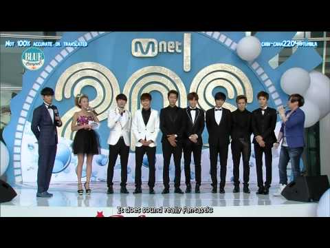 [eng] 130718 Infinite MNET 20's choice blue carpet