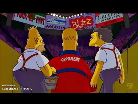Homero Simpson boxeador- Entrada (why can´t we be friends)
