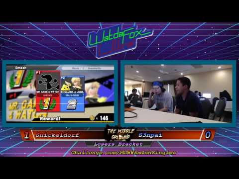 MG:WW - Smash 4 Singles - Snickeldorf (G&W) vs. S3npai (Rosa)