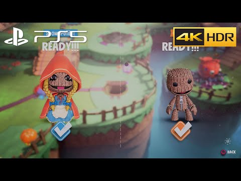Sackboy A Big Adventure : 2 Player Friends In High Places Gameplay | PS5