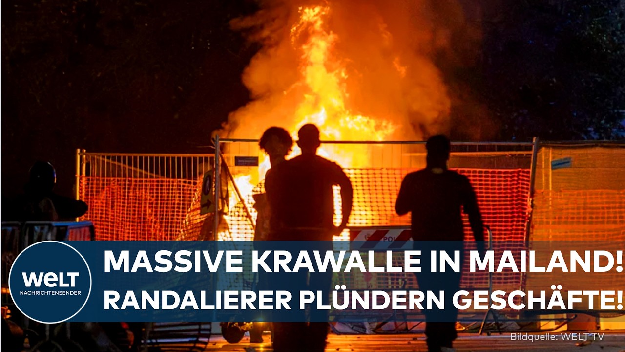 GEWALT IN ITALIEN ESKALIERT: Heftige Ausschreitungen erschüttern Mailand! Mindestens 160 Festnahmen!