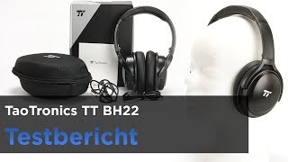 TaoTronics TT BH22 im Test - Preiswerter Bluetooth-Kopfhörer mit Active-Noise-Cancelling (ANC)