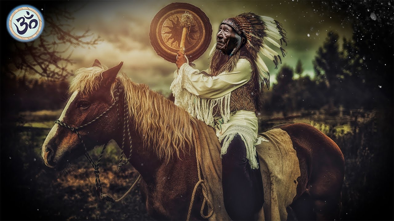 Shamanic Drums, Native American Flute, Positive Energy, Healing Music, Astral Projection, Meditation