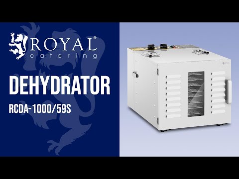 Produktvideo - Dehydrator - 1.000 W - 10 hylder
