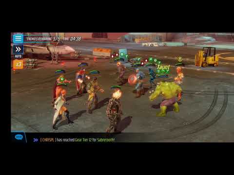 War Offense - 367k Supernatural vs 329k CM Vengers - Marvel Strike Force