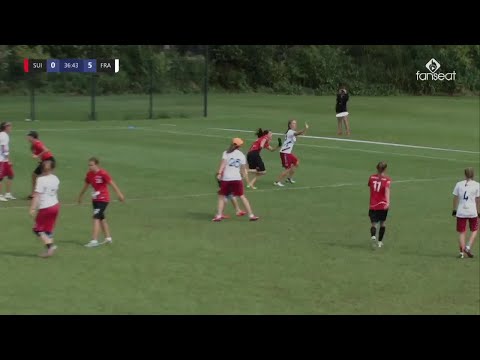 EYUC 2017 - France vs Switerland - U20 Women quarter - Ultimate frisbee