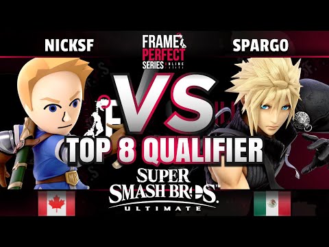 FPS6 Online - APLE NS | NickSF (Mii Swordfighter) vs. Sparg0 (Cloud) - Smash Ultimate Top 8 Qual
