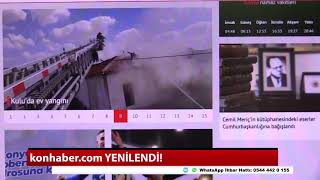 Konhaber.com yeni arayüzüyle yayında! Birçok yenilik getirdik