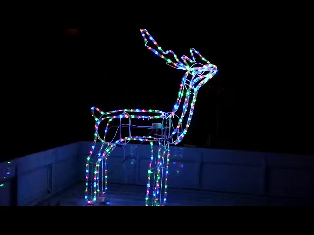 Vídeo relacionado con TOPPERFUN Abrigo de Piel Sintética Luces LED para Mujer para Escenarios Navideños Discotecas y Fiestas Tallas Grandes Abrigo de Piel Luces Brillantes
