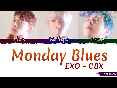 EXO-CBX - 'Monday Blues' Lyrics (Color Coded Han-Rom)