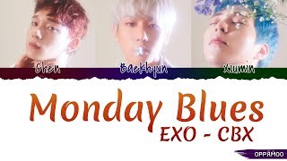 EXO-CBX - 'Monday Blues' Lyrics (Color Coded Han-Rom)