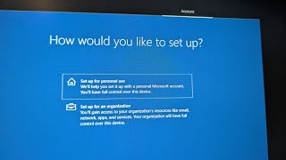 Windows 10 and 11 Professional Setup local user