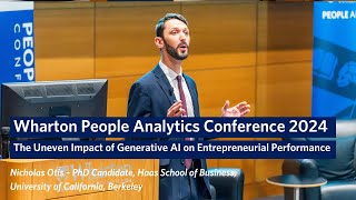 The Uneven Impact of Generative AI on Entrepreneurial Performance –Wharton People Analytics