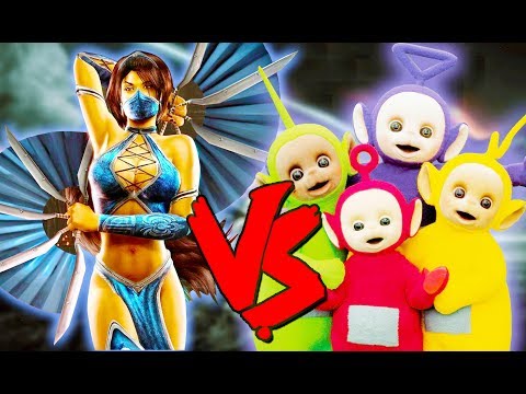 Kitana Vs Teletubbies Apocalypse - Epic Battle - Mortal Kombat Costume Skin Mod