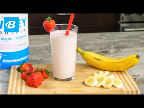 Strawberry Banana Protein Smoothie Recipe