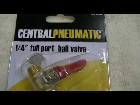 Pneumatic 1/4 inch full port ball valve review