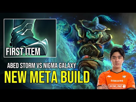 VP Abed First Item Greaves Storm Spirit New Build Destroy Nigma Galaxy - Non Stop Zip Zap! Dota 2
