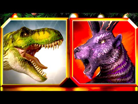 WINTER FIGHT WITH CHRISTMAS DEER MAELSTROM 08 BOSS - Jurassic World The Game