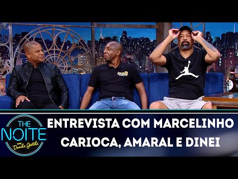 Entrevista com Marcelinho Carioca, Amaral e Dinei | The Noite (13/06/18)