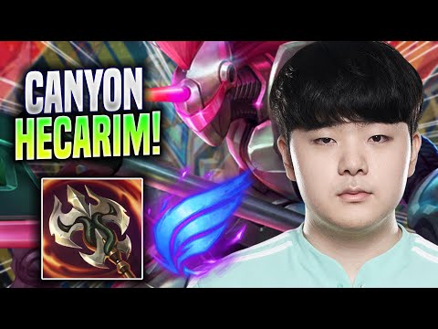 CANYON DOMINATING WITH HECARIM! - DK Canyon Plays Hecarim JUNGLE vs Lillia! | Preseason 2023