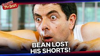 Bean Was Left Naked At The Pool | Classic Mr Bean