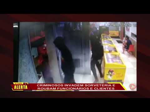 VRB: Criminosos invadem sorveteria e roubam funcionários e clientes