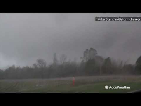 AMAZING: Monster wedge tornado touches down in Alabama