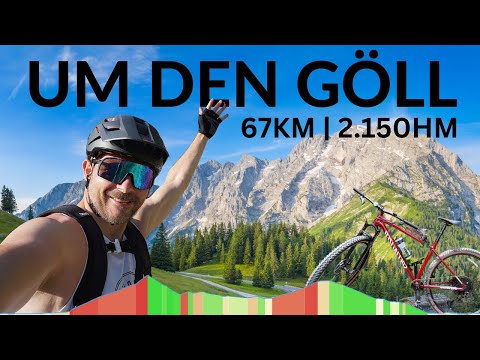 KRASSE HERAUSFORDERUNG: MTB-Tour Rund um den Hohen Göll (Leistungsvariante Rossfeld - 67km, 2150hm)
