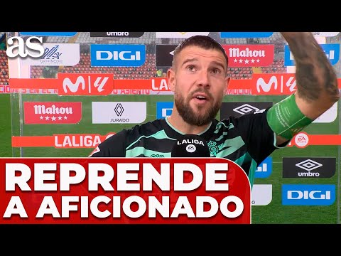 AITOR RUIBAL responds to a RAYO VALLECANO FAN: "Okay, HOMOPHOBE"