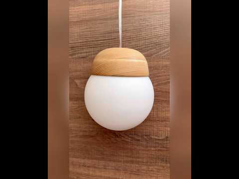 Світильник підвісний Acorn з плафоном у вигляді кулі