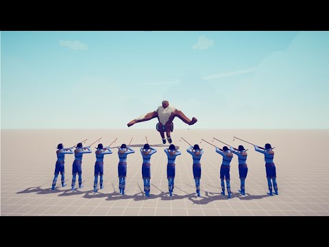 10 BLOWDARTS vs EVERY GIANT GOD - Totally Accurate Battle Simulator TABS