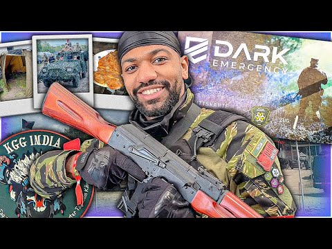 My ARRIVAL at Airsoft DARK EMERGENCY 2025🔥