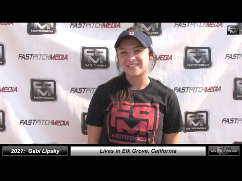 2021 Gabi Lipsky - 4.0 GPA - Committed San Jose State - SS and Outfield Softball Skills Video