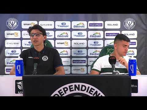 Rueda de prensa de Independiente Valle del Cauca tras su partido con Internacional de Palmira
