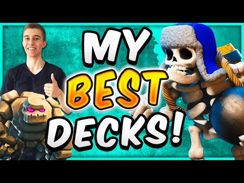 1V1 VS TOP CLAN! PLAYING MY FAVORITE DECKS — Clash Royale
