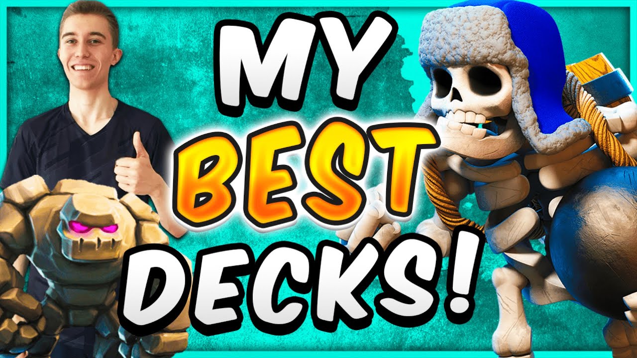 TOP 5 DECKS from the BEST PLAYERS IN THE WORLD! 🏆 — Clash Royale