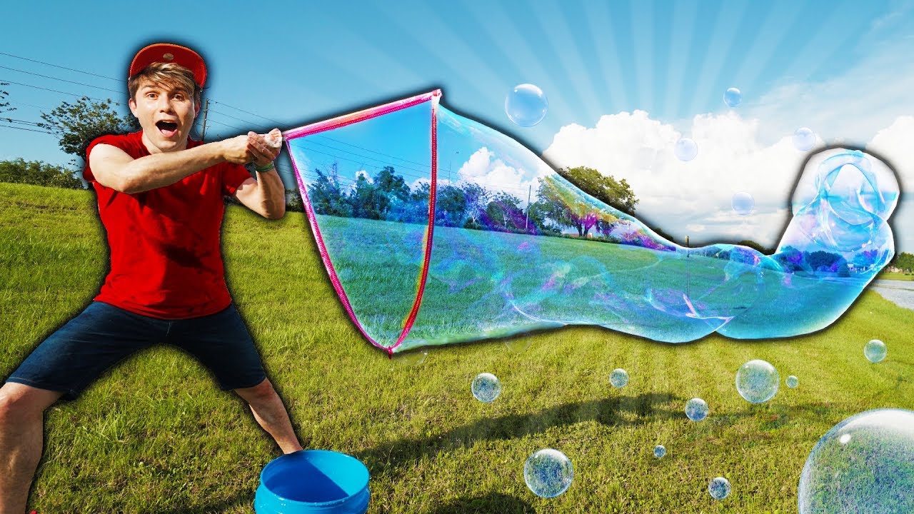 COMO FAZER SUPER BOLHAS DE SABÃO GIGANTES ☆ TENTE EM CASA ☆