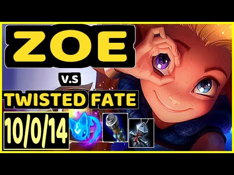 PLEX (ZOE) vs TWISTED FATE - 10/0/14 KDA MID CHALLENGER GAMEPLAY - KR