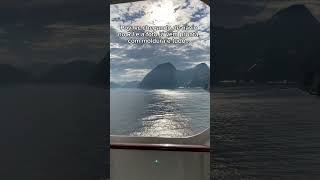 Msc Preziosa chegando no Rio de Janeiro vista da cabine