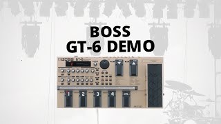 Video thumbnail for Boss GT-6 Guitar Multieffects Demo by Guitar Gear Spot