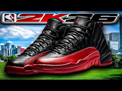 HOW TO MAKE Air Jordan 12 “ Flu Game (2025)” In NBA 2K26 Shoe Creator 
