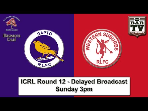 2015 ICRL Round 12 - Delayed Broadcast - Dapto v Wests