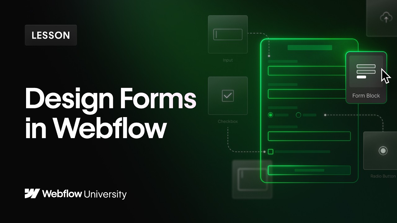 Build & style a lead gen form in Webflow – Webflow tutorial