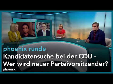 phoenix runde: Kandidatensuche bei der CDU - Wer wird neuer Parteivorsitzender?