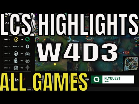 LCS Highlights ALL GAMES W4D3 Summer 2023 | Week 4 Day 3