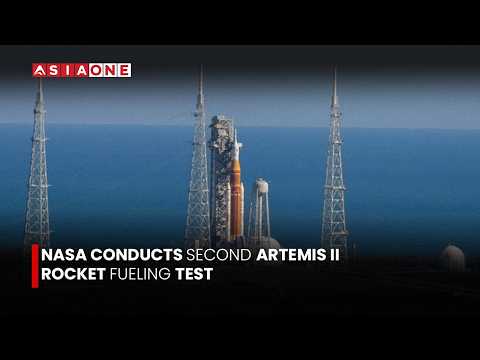 NASA Conducts Second Artemis II Rocket Fueling Test | Moon Mission Prep | Asia One News