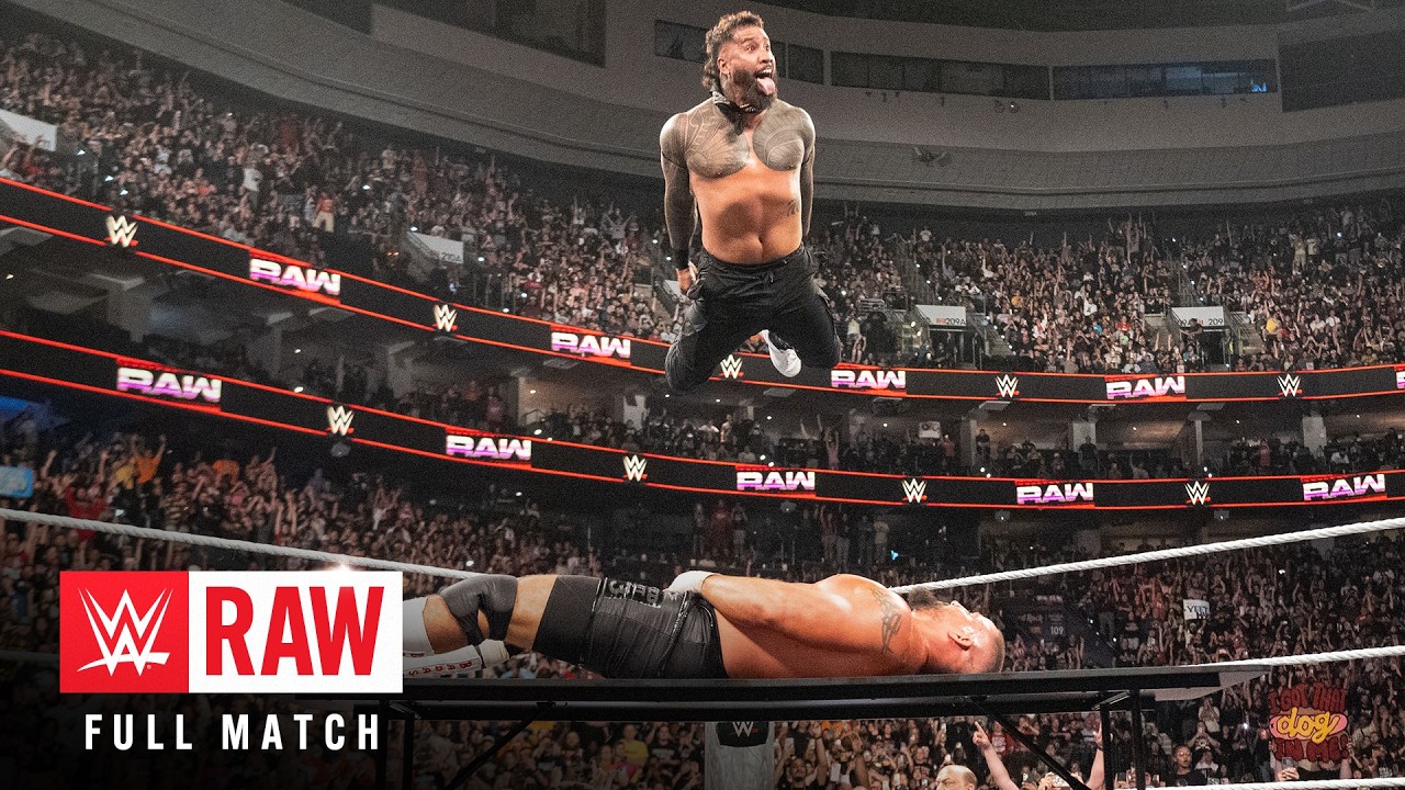 FULL MATCH: Jey Uso vs. Bron Breakker | Extreme Rules Match: Raw, Aug. 18, 2025