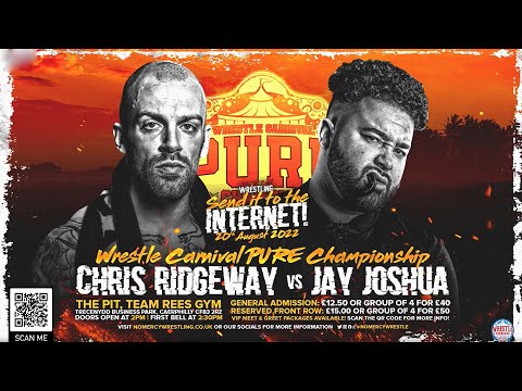 Wrestle Carnival PURE Championship ( Chris Ridgeway, Jay Joshua, No Mercy Wrestling )